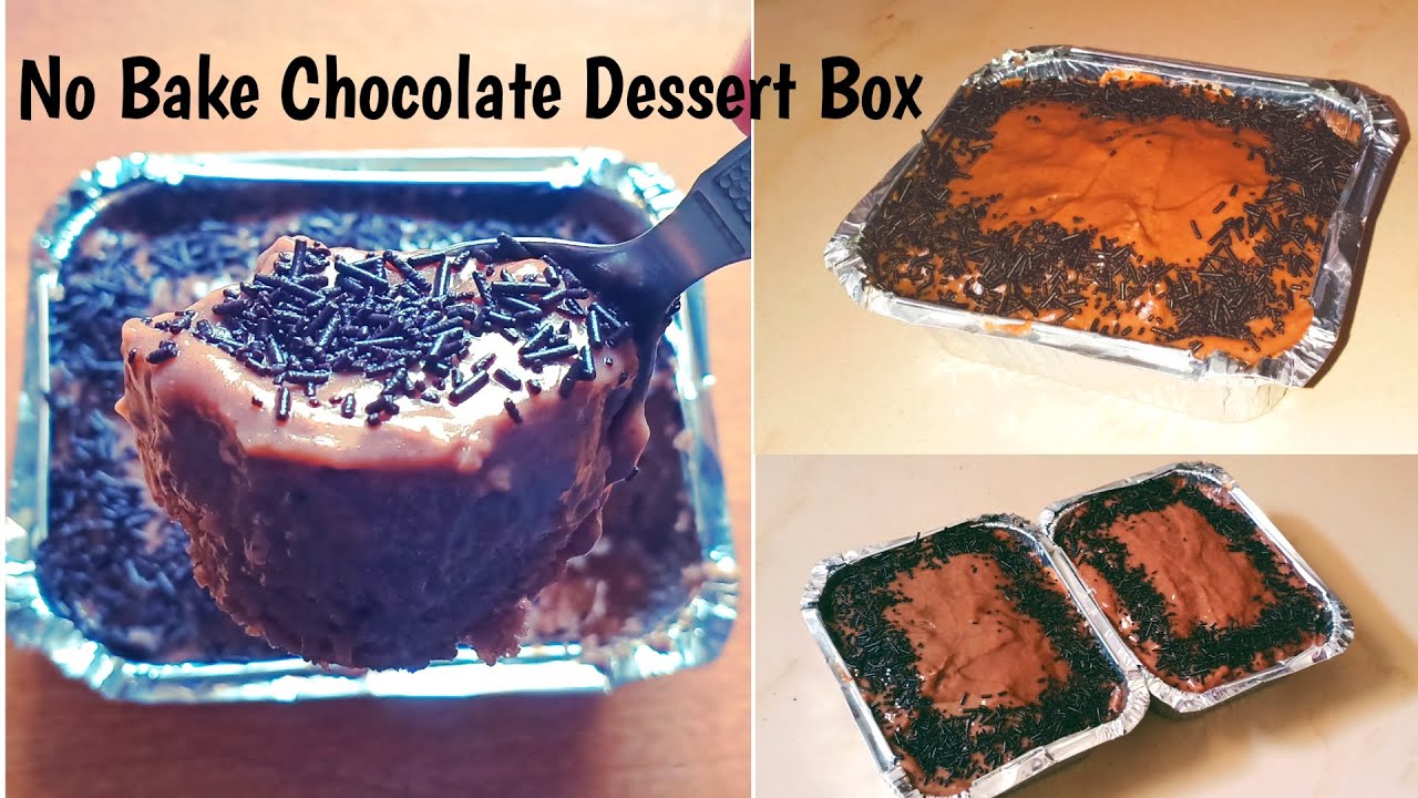 No Bake Easy Chocolate Dessert  | Quick chocolate dessert with chocolate frosting | cake recipe