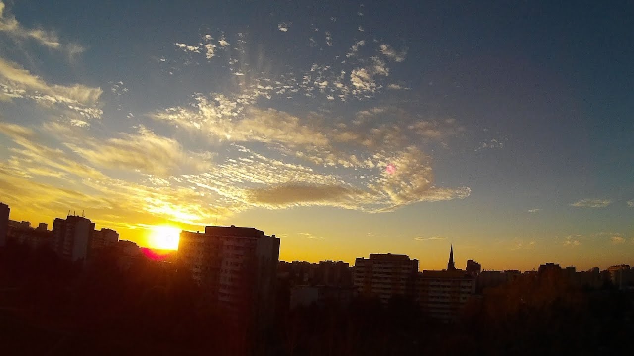 Day to night transition Timelapse - Wrocław - SJ4000