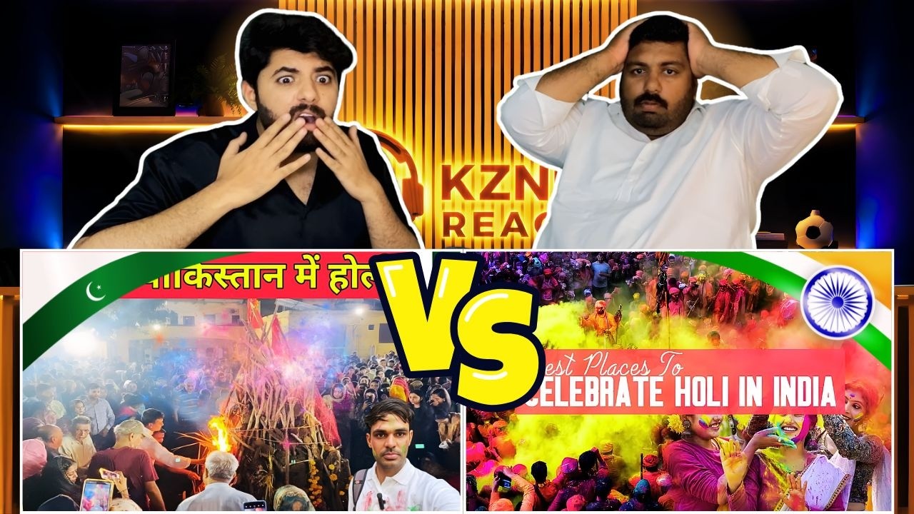 Pakistani Reaction On Holi Comparison Pakistan Vs India | रंग 🔥
