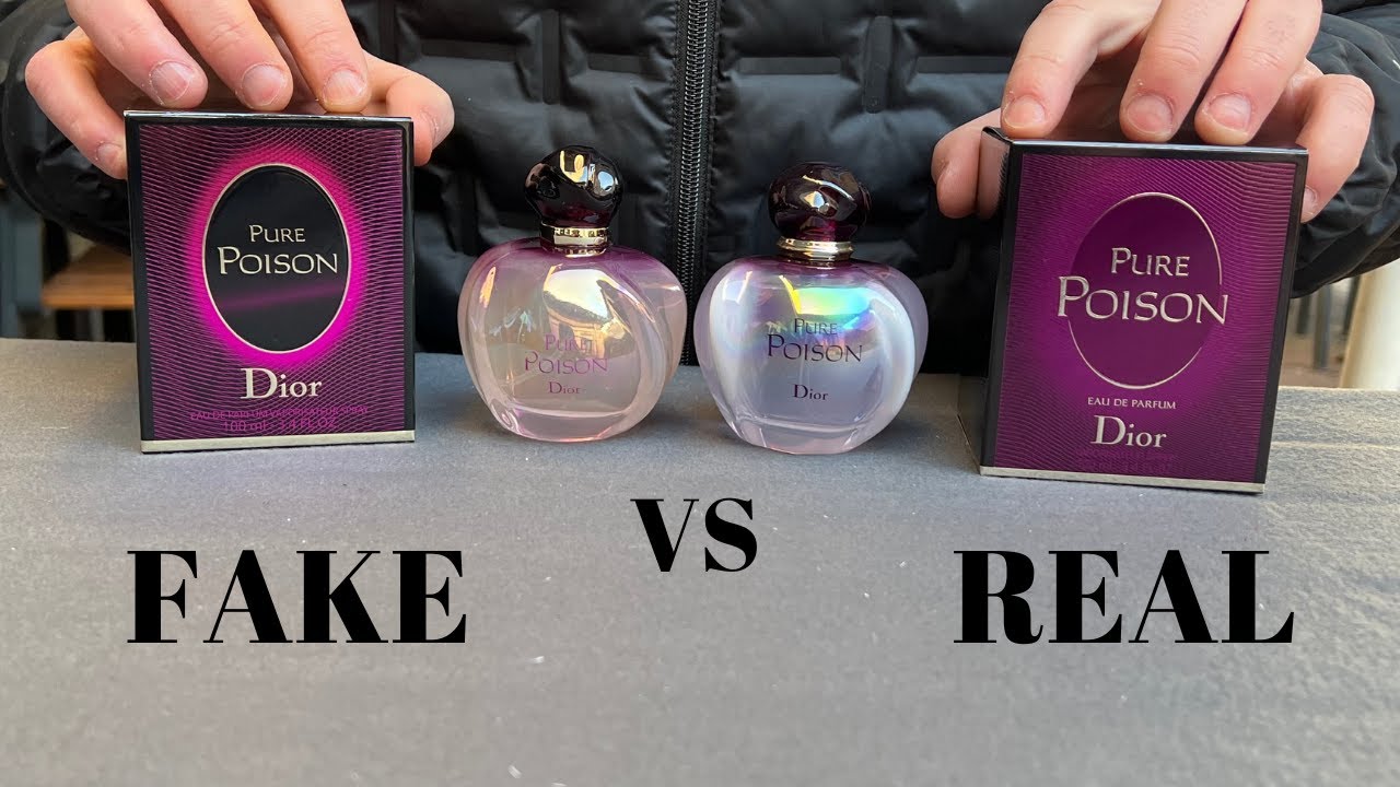 Fake vs Real Dior Pure Poison Perfume