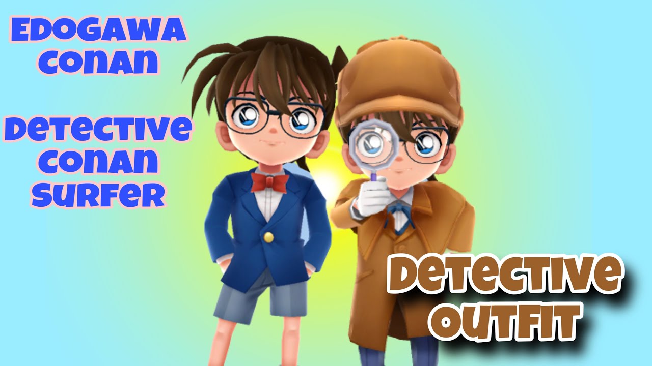 Subway Surfers Chinese Version : Edogawa Conan (Detective Conan Surfer)+ Detective  Outfit