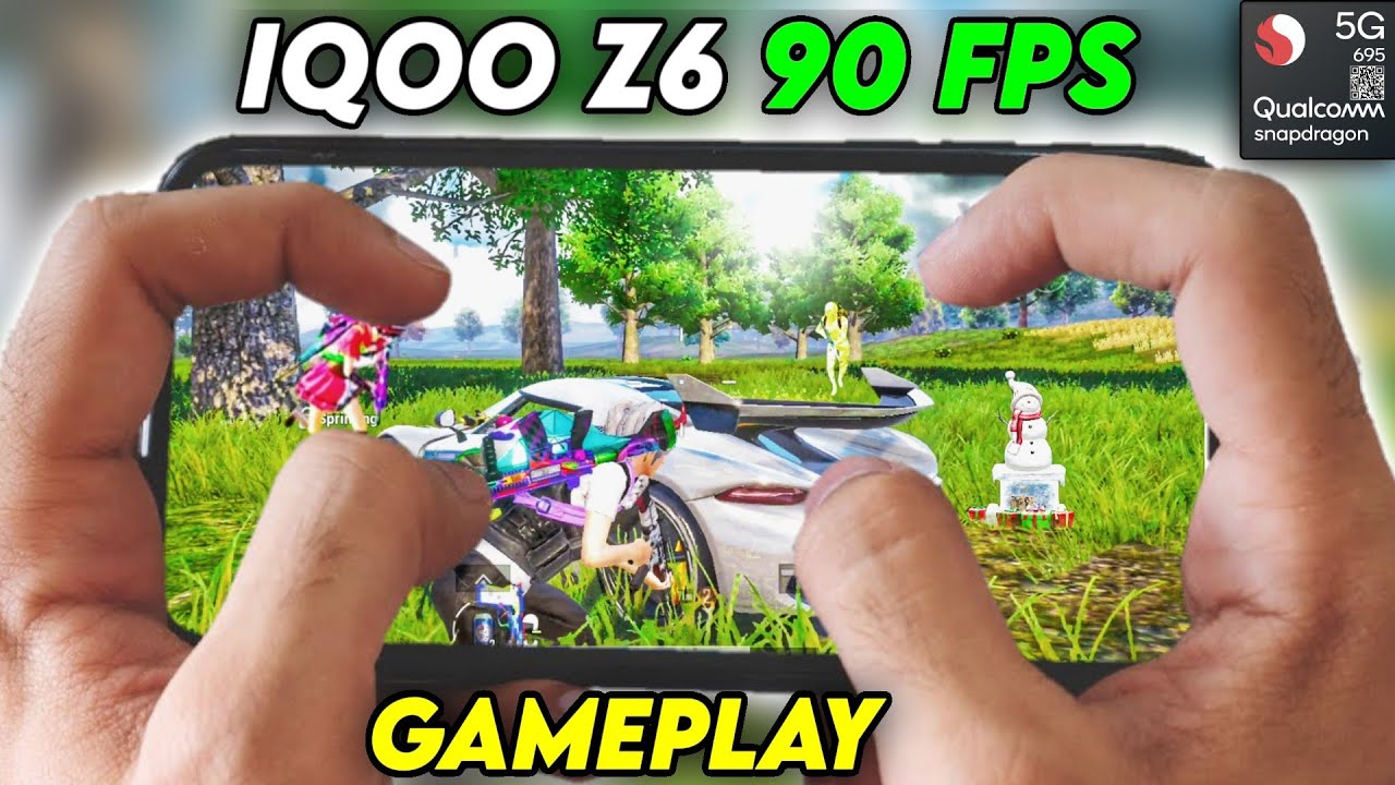 IQOO Z6 BGMI PUBG TEST || iQoo Z6 HDR + 90Fps Test 2022 || IQOO Z6 Bgmi Test With Fps Meter 90 FPS
