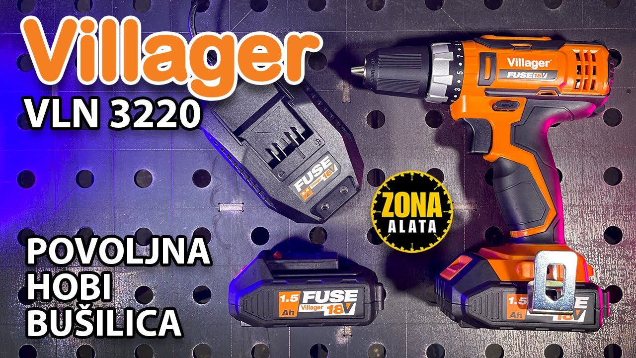 Villager VLN 3220 Akumulatorska Busilica 35Nm