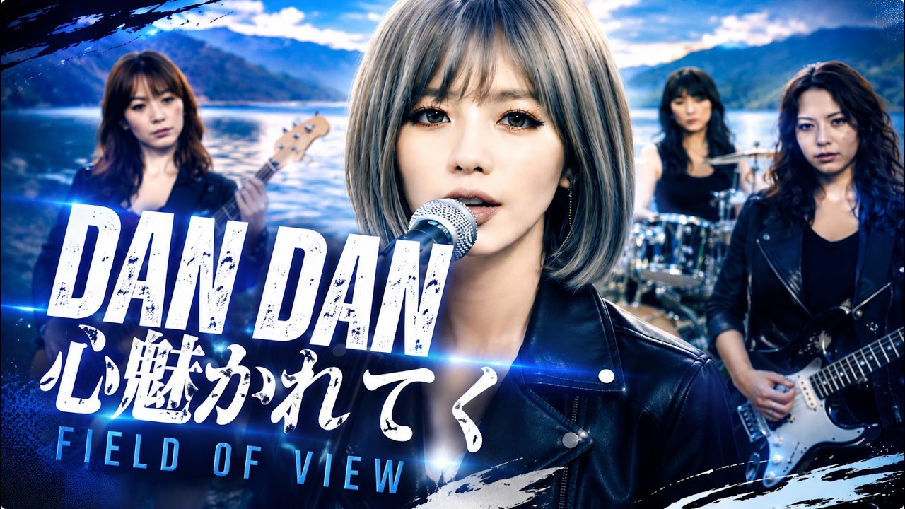 DAN DAN 心魅かれく/FIELD OF VIEW 令和のバンドでカバーしてみた！ドラゴンボールGT オープニングテーマ ai cover songs japanese