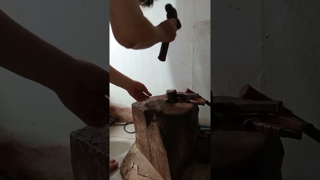 membuat bel dari perak, hand Made part.1