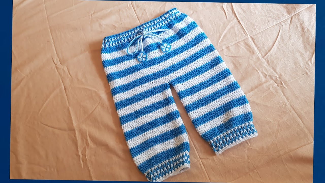 #crochet                                                       Crochet Baby Pants/Trousers (1-2 yrs)