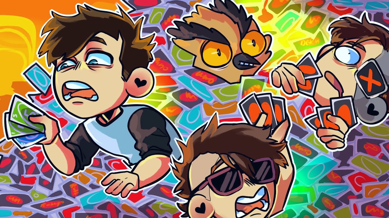 When emptying the Uno deck goes wrong... (Uno Funny Moments)