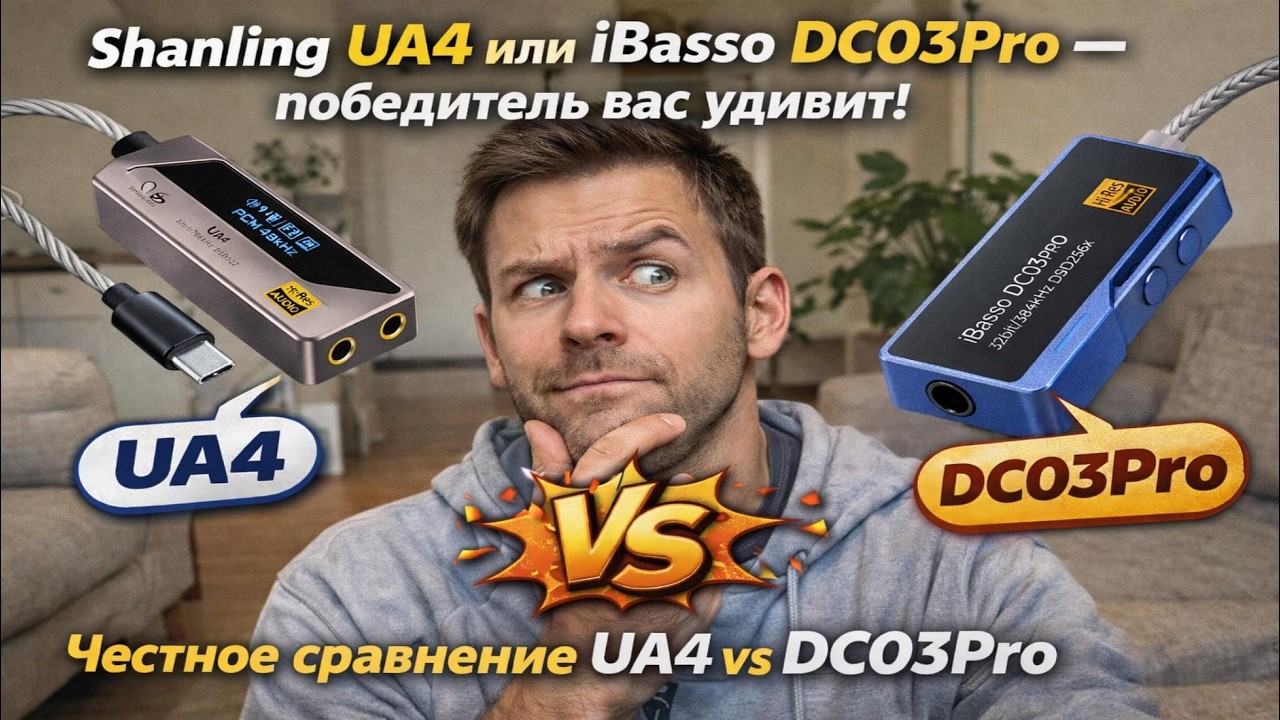 Shanling UA4 или iBasso DC03Pro — победитель вас удивит! Честное сравнение UA4 vs DC03Pro кто круче?