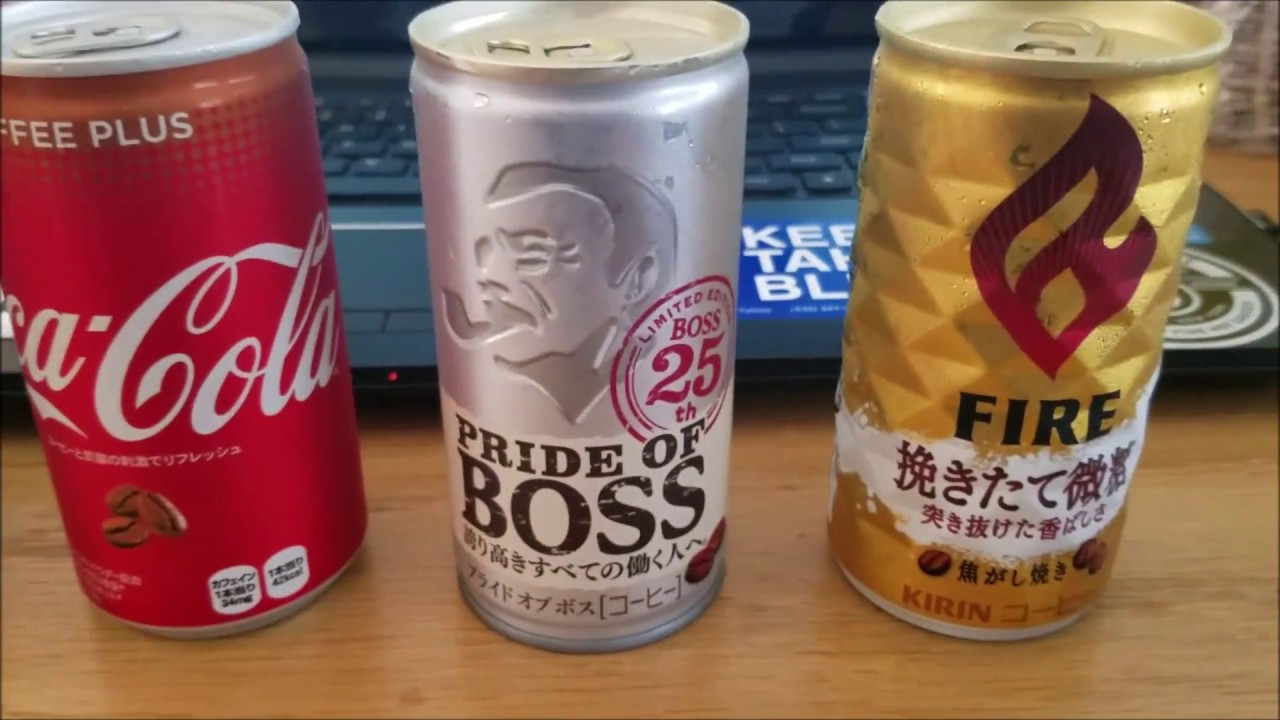 Testing Coke PLUS & Coca-Cola COFFEE Plus Japan Mixing with FIRE & BOSS