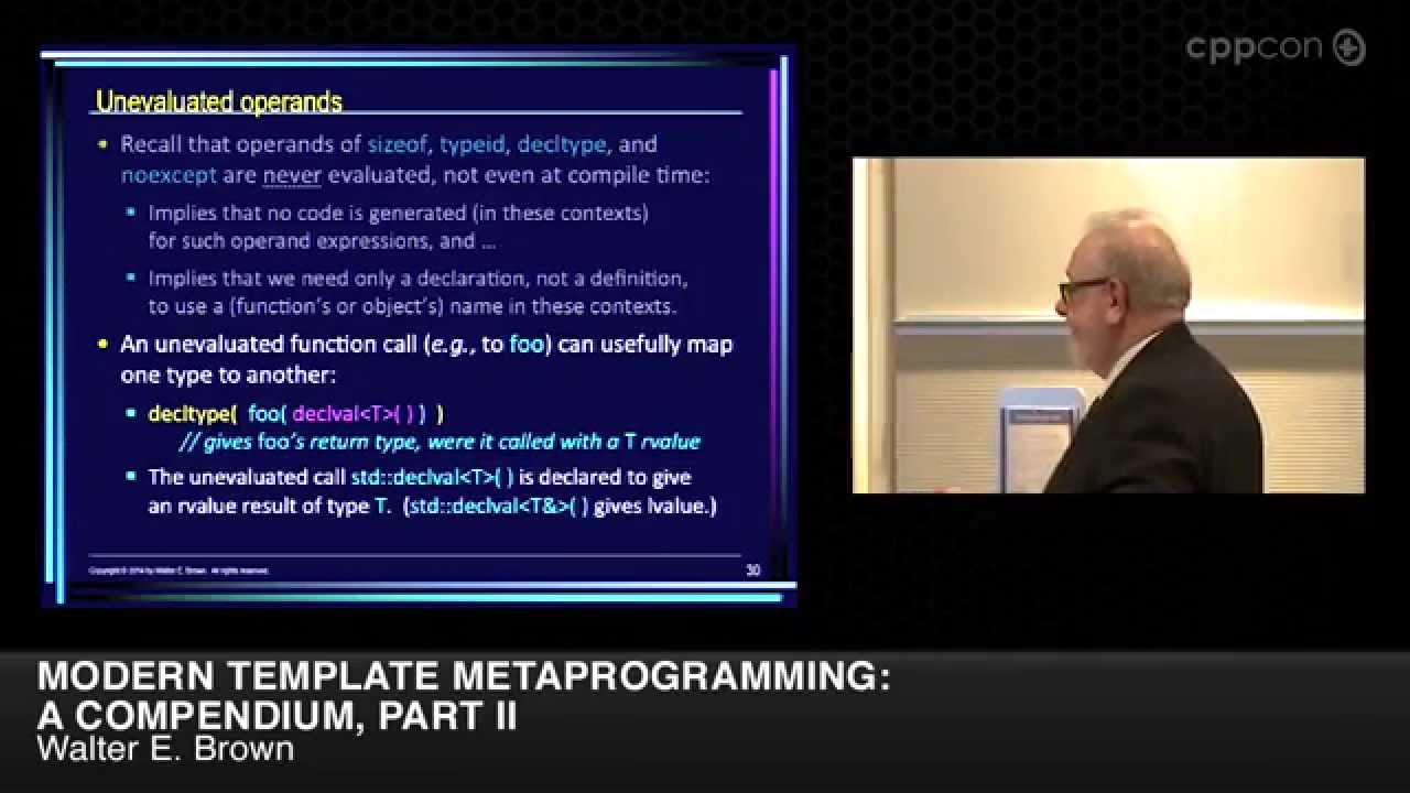 CppCon 2014: Walter E. Brown 