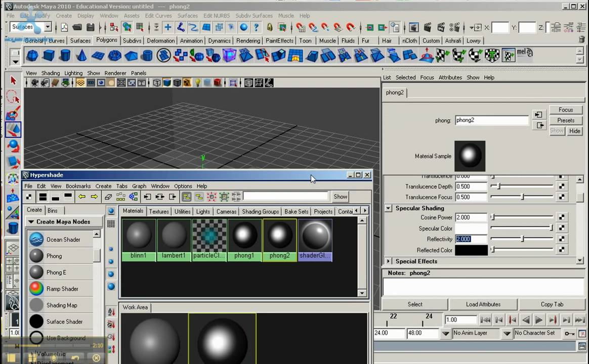 Chrome Metal Tutorial in Maya