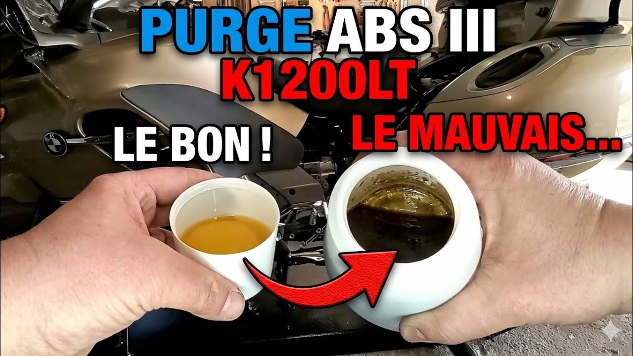 BMW K1200LT de 2005 🔧🔧 Purge Freins, ABS3 🔧🔧