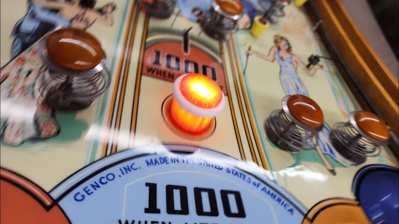 Genco's Ragtime 1938 pinball restoration