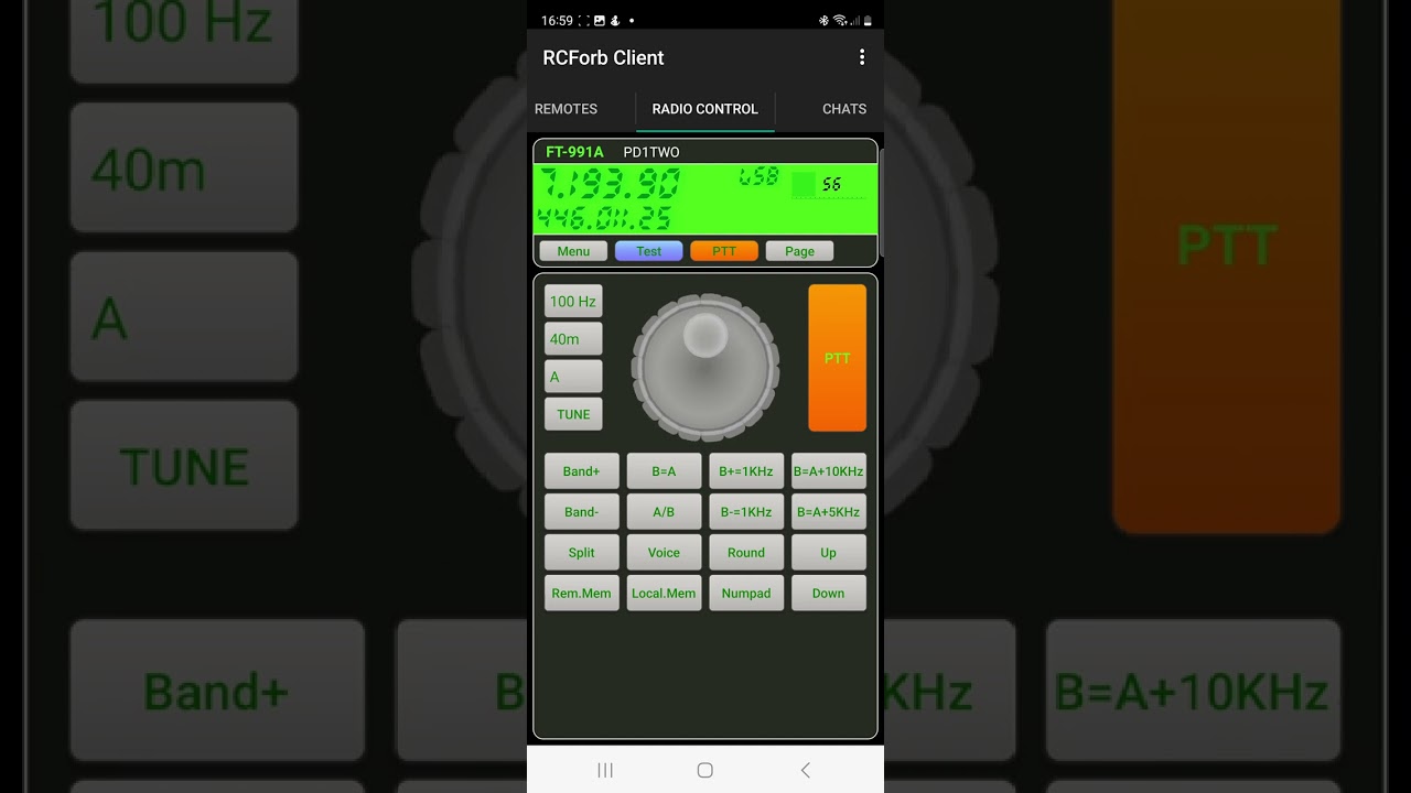 RCforb cli&euml;nt on android