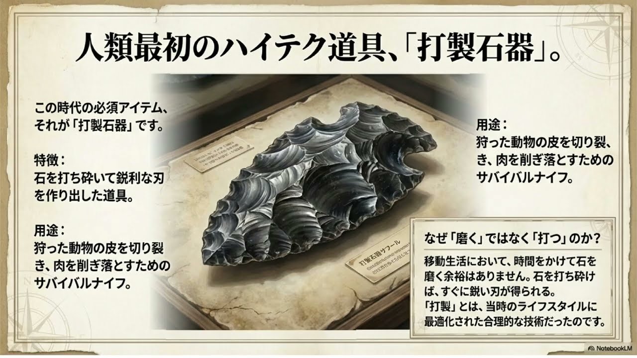 旧石器時代について