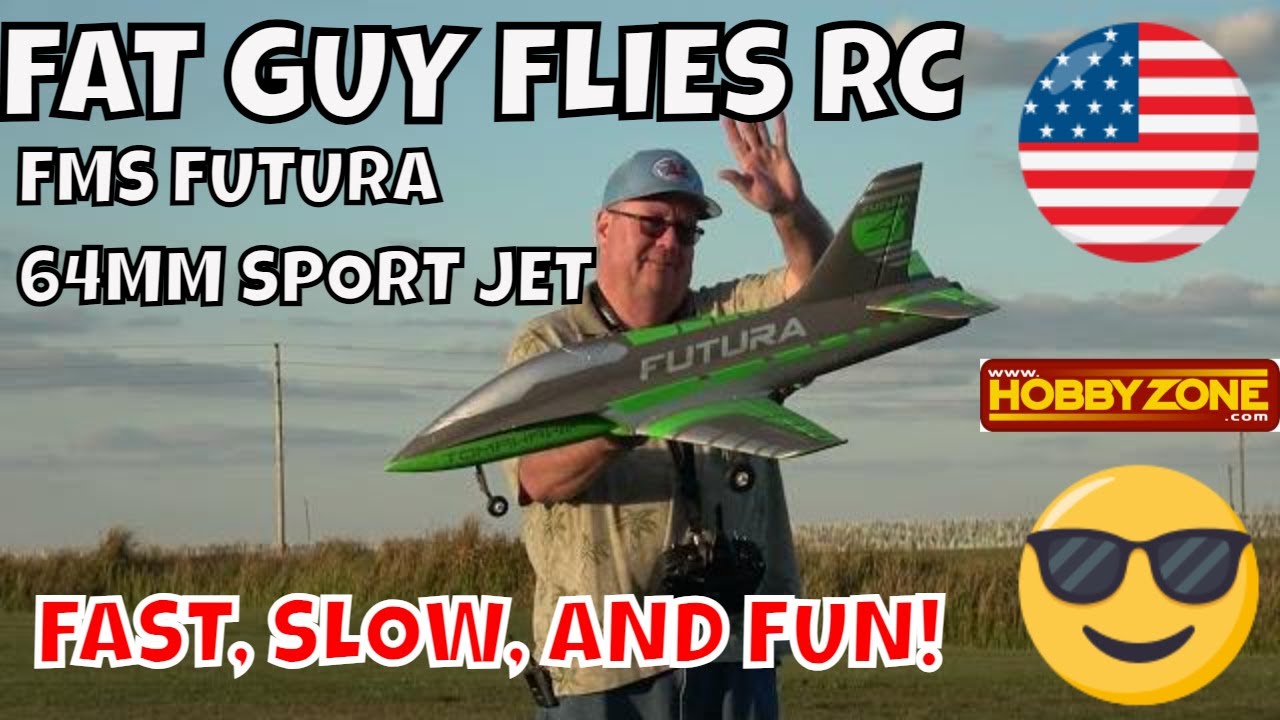 FMS FUTURA 64MM SPORT JET БЫСТРЫЙ, МЕДЛЕННЫЙ, ОЧЕНЬ ВЕСЕЛЫЙ от Fat Guy Flies RC