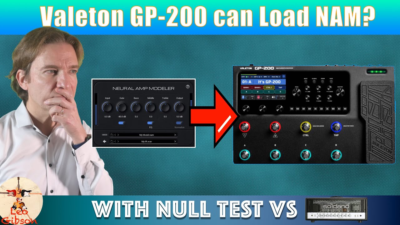 Valeton GP 200 can now load NAM Profile: how god is it NULL TEST vs SLO 100?