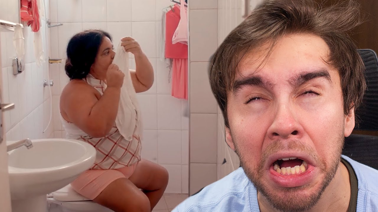 Essa muquirana usa um pano podre pra se limpar