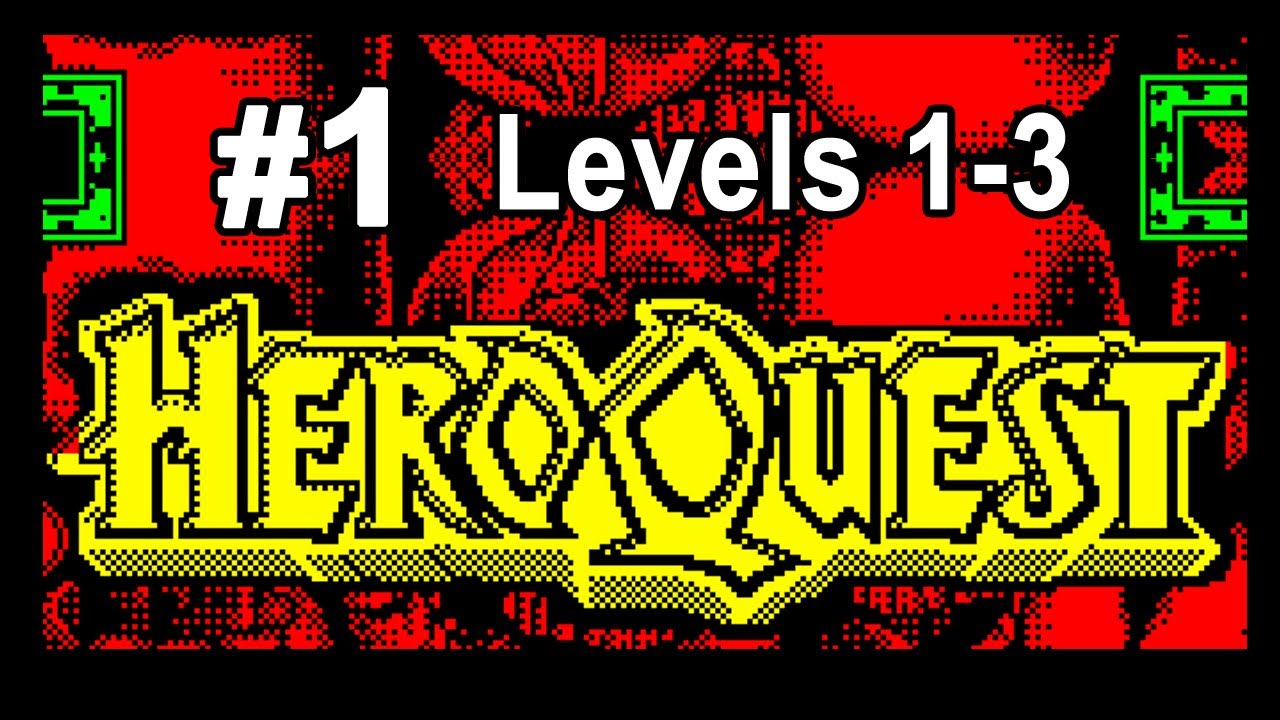 HeroQuest. Levels 01-03. ZX Spectrum. Прохождение [1/4]