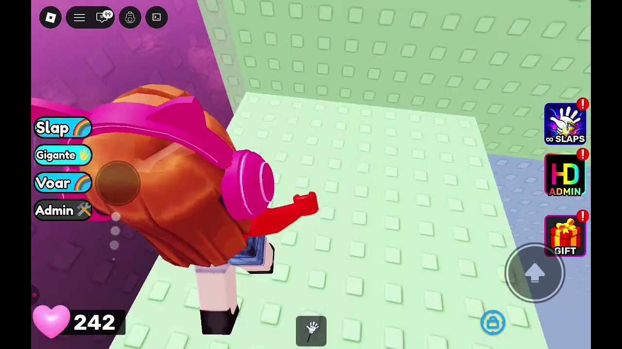 Jogando slap tower  (zerei?)