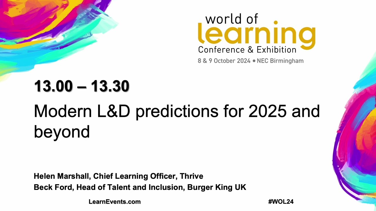 Modern L&D predictions for 2025 and beyond
