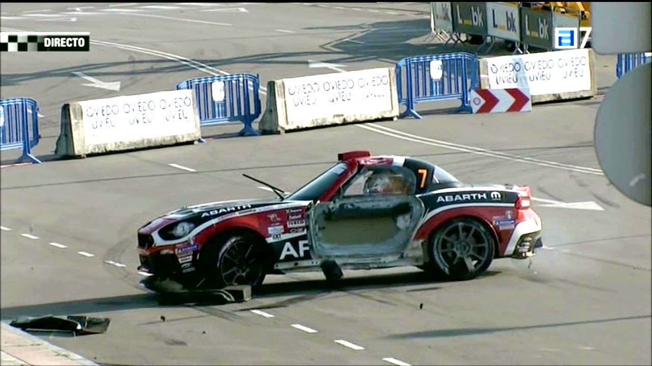 ACCIDENTE DE ALBERTO MONARRI EN RALLYE PRINCESA ASTURIAS 2018