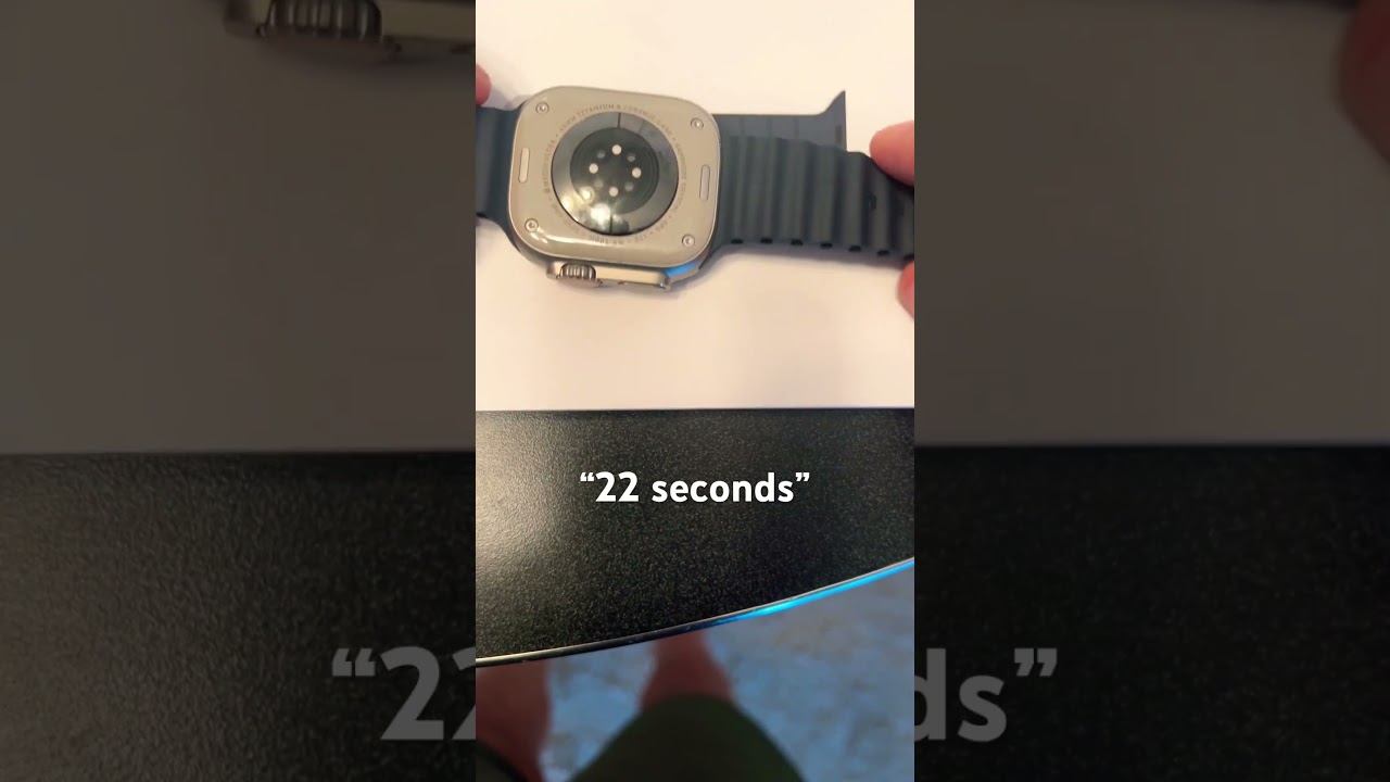 Как снять ремешок с Apple Watch Ultra 🍎⌚