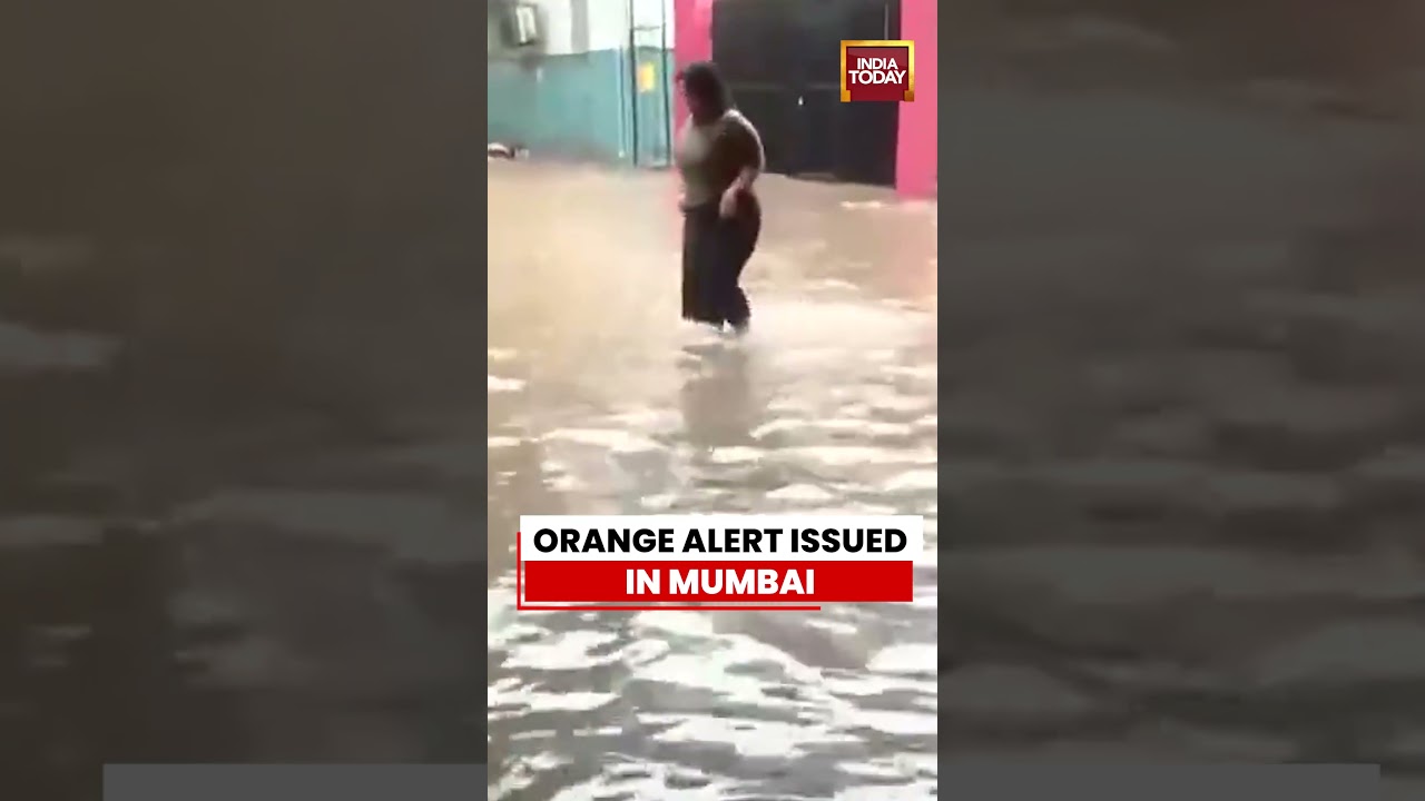 Mumbai Waterlogging After Heavy Rain; Orange Alert Issued For 5 Maharashtra Districts #mumbairain