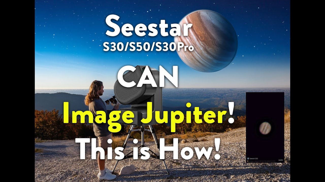 Как использовать мой телескоп Seestar для съёмки Юпитера. Мы МОЖЕМ получить хорошее изображение! ...