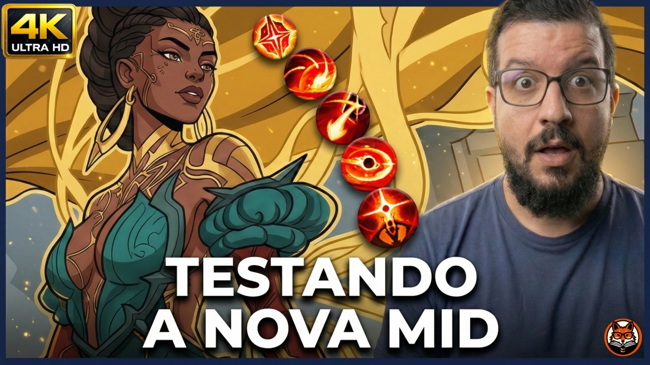 TESTEI A NOVA CAMPEÃ MEL DO WILD RIFT