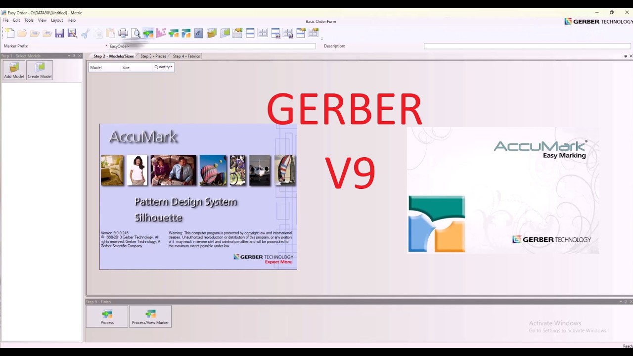 AccuMark Gerber  V9.0.0.245 Windows 11 25H2 worling