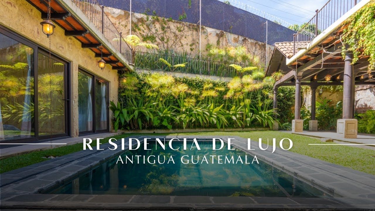 Residencia de Lujo en Venta, Antigua Guatemala.