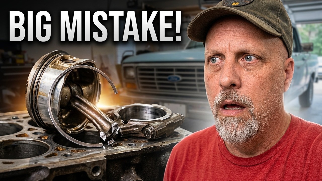 Part 5: How to Install Rod Bearings and Piston Rings.  Plus a big mistake!