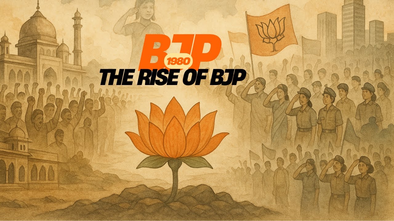 Evolution of BJP: From Jansangh to Largest Political Party | Post-Independence History | #bjp #modi