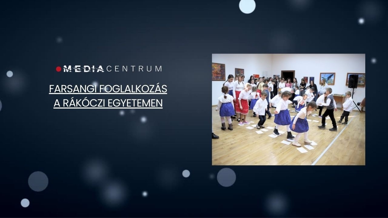 Farsangi foglalkozás a Rákóczi Egyetemen
