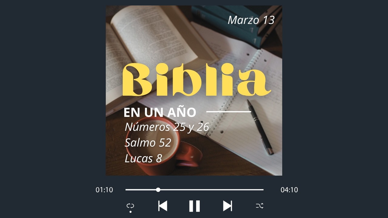 13 de marzo - LA BIBLIA COMPLETA EN UN AÑO (día 72)