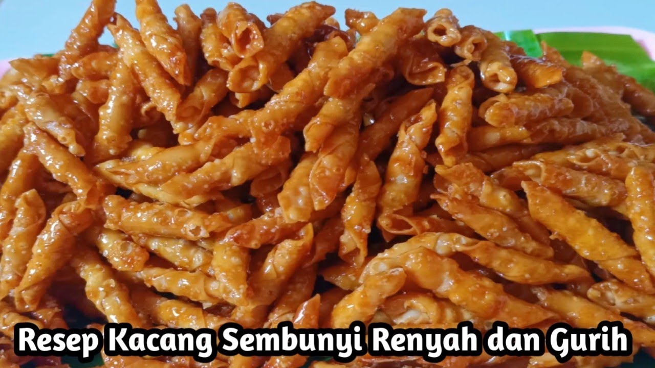 RESEP KUE KACANG SEMBUNYI RENYAH DAN GURIH BUAT ISIAN TOPLES LEBARAN ‼️