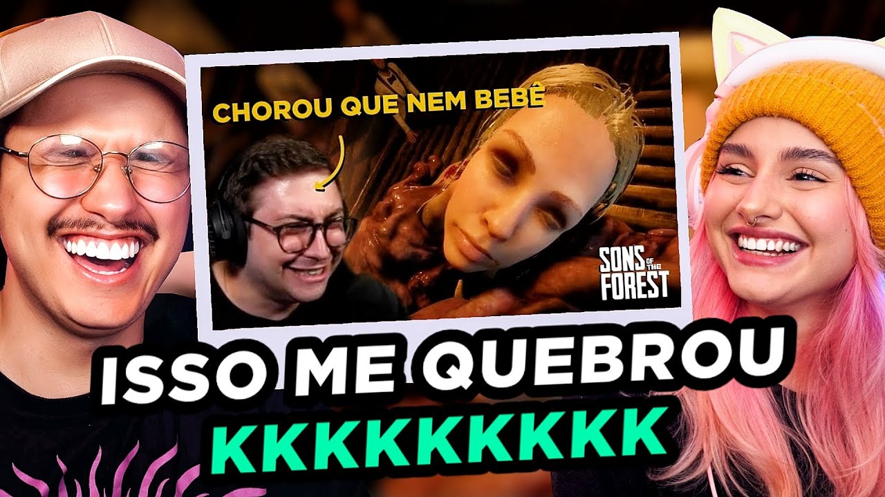ALANZOKA é muito bom! momentos ENGRAÇADOS no SONS OF THE FOREST | React Terrozoka