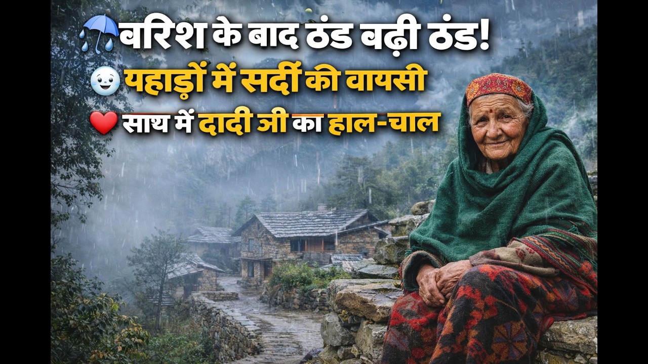 बारिश के बाद ठंड दोबारा बढ़ गई है। साथ में दादी जी का भी हाल-चाल जानते हैं