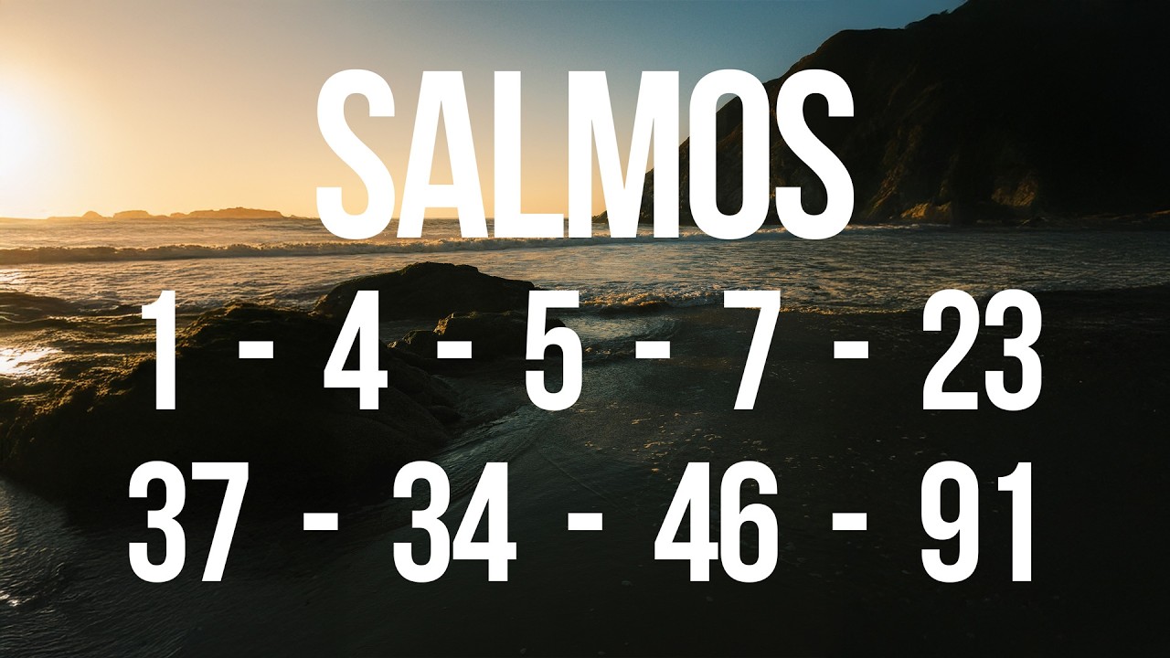 SALMOS 1 - 4 - 5 - 7 - 23 - 37 - 34 - 46 - 91 📖 - Bíblia JFA Offline