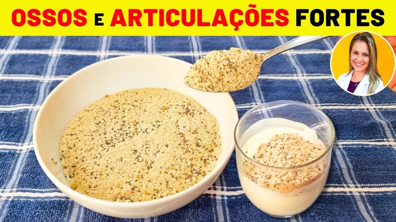 Só 1 POR DIA para OSSOS FORTES e ARTICULAÇÕES SAUDÁVEIS - Aliviar DORES e Prevenir Osteoporose