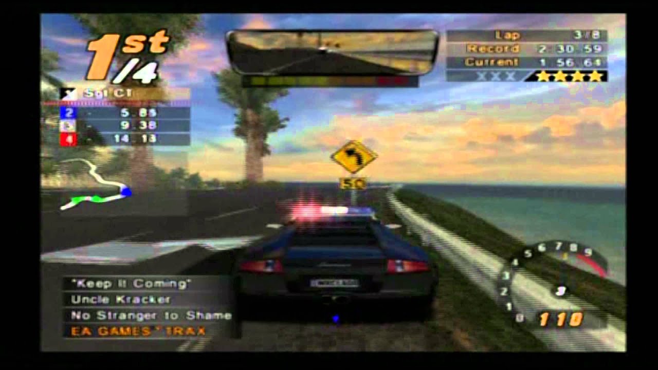 NFS Hot Pursuit 2 (PS2) - 8 Laps Hot Pursuit - Lamborghini Murcielago Pursuit Edition
