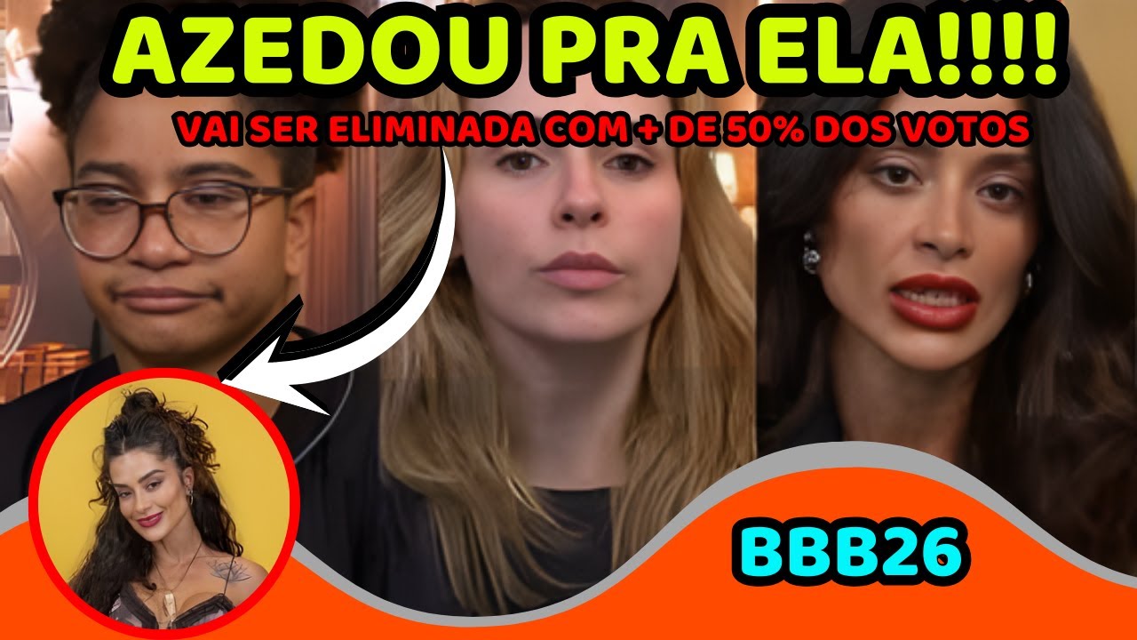 BBB 26: enquete revela sister como 1ª eliminada - Vote na nossa enquete também!!!