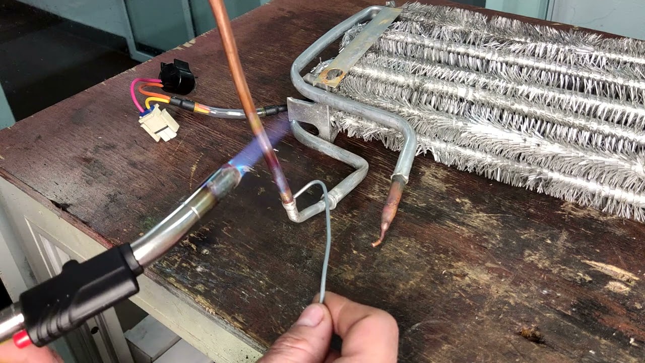 How to solder aluminum with copper.