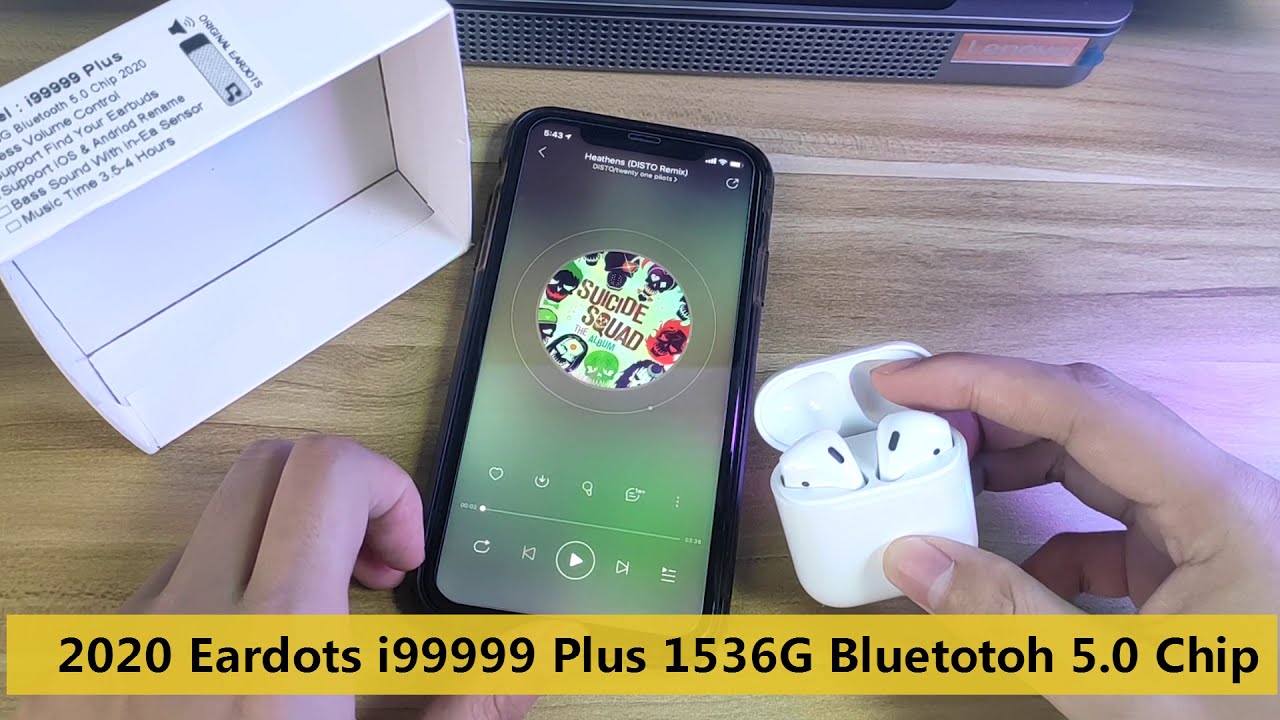 i99999 Plus Press Volume Control PK Airpods 2 i90000 max i9000 tws AIR2 Airpods copy