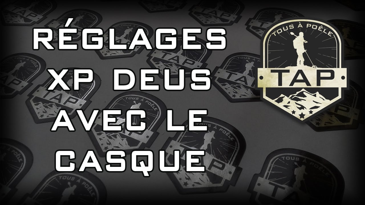 Réglages xp deus avec le casque sans fil