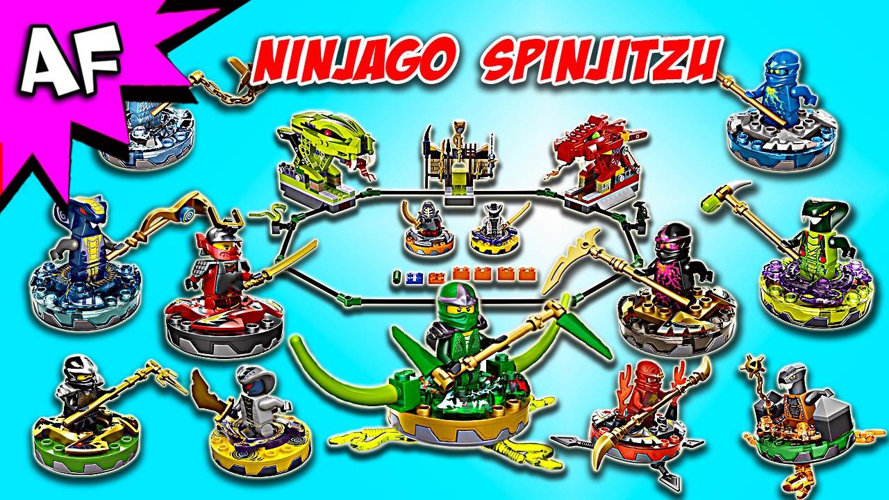 Lego Ninjago SPINJITZU Battles Collection Compilation!