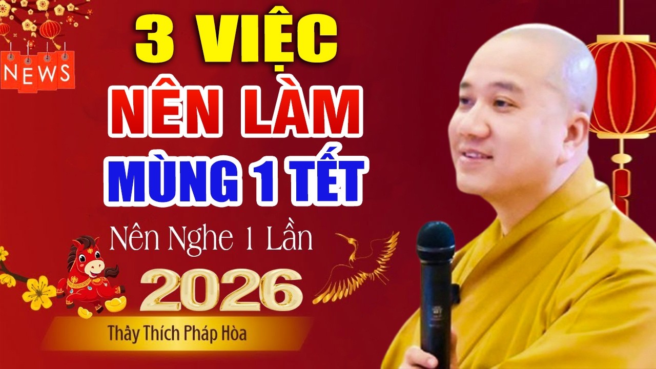3 ĐIỀU NÊN LÀM ngày Mùng 1 Tết 2026 _ Thầy Thích Pháp Hòa #New