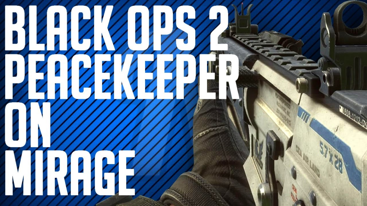 BO2: Mirage Domination w/ Peacekeeper SMG Gameplay!