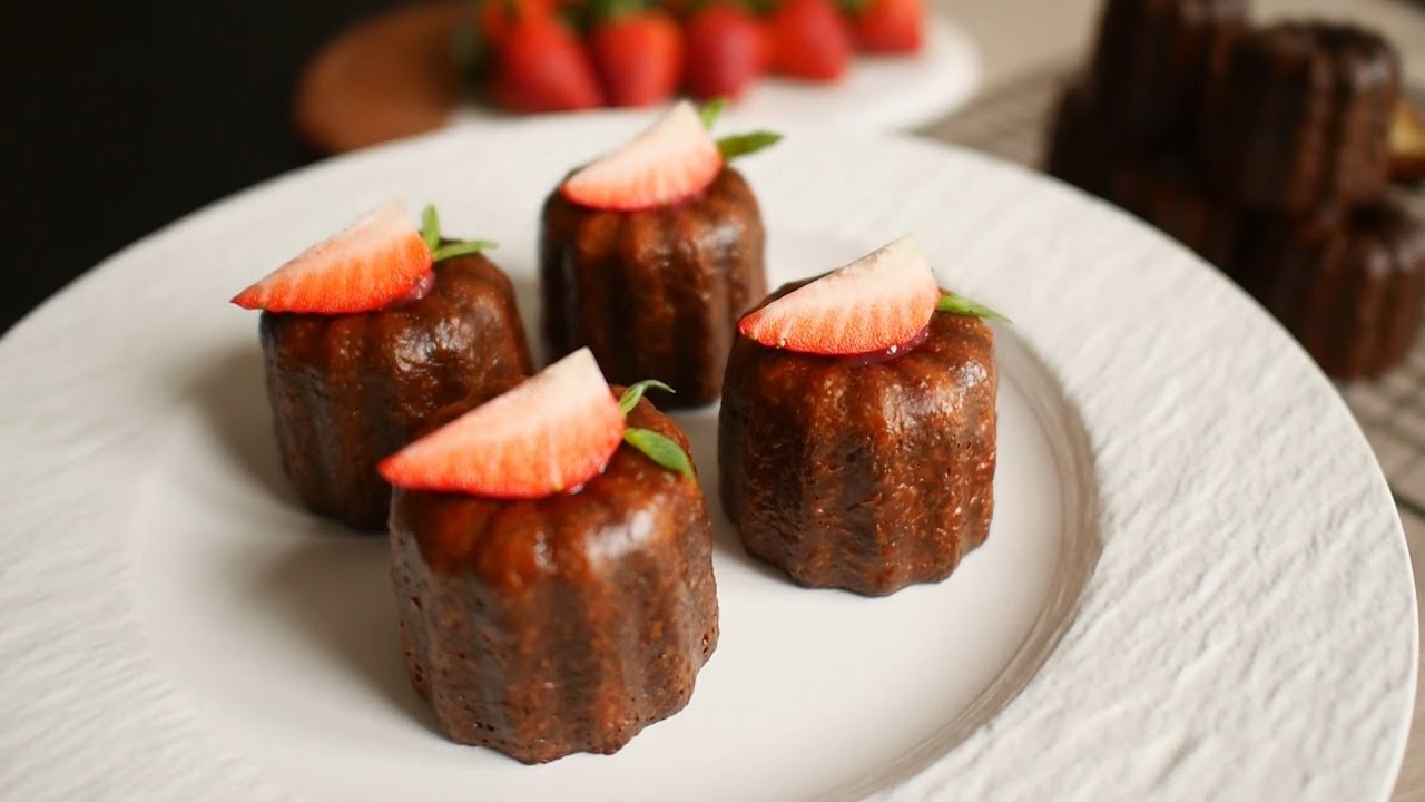 法式草莓可麗露 Strawberry Canelé